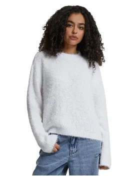 Pull Feather Mock Neck White 5XL - Urban classics - FashionsVida