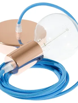 Cables Suspension Luminaire Rm11 2 M Diy Turquoise / Copper One Size - Creative - FashionsVida