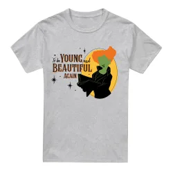 Unisex Hocus Pocus Winifred Young & Beautiful Again T-Shirt Grey Size: XL - Grey - Size: XL