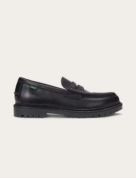 Mocassino Polo Penny loafer Jett nero in pelle - Ralph Lauren - FashionsVida