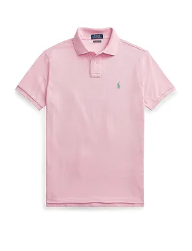 Polo Custom Slim Fit rosa L - Ralph Lauren - FashionsVida