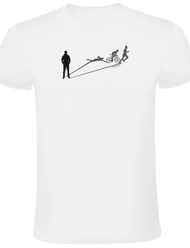 Maglietta A Maniche Corte Triathlon Shadow White 3XL - Kruskis - FashionsVida