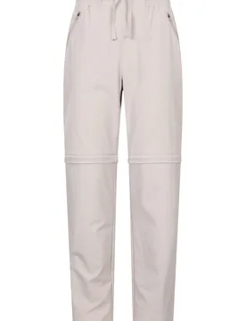 Explorer Womens Zip-Off Trousers - Short Length - Beige - Beige - Size: 18 - Mountain Warehouse - FashionsVida