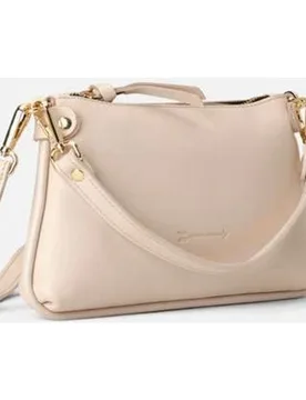 Bandolera pequeña de piel foxy con cierre cremallera - Mercules - FashionsVida