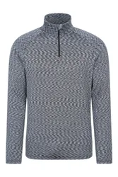 Power Mens Half Zip Midlayer - Black