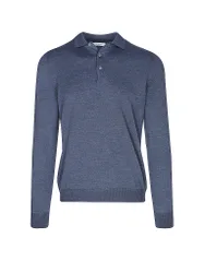Gran Sasso Poloshirt bleu 46