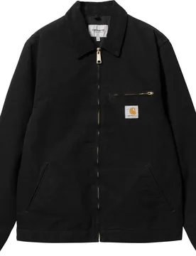 Blouson mi-saison - Detroit Jacket Black Black en Coton - Taille M - Noir - Carhartt WIP - FashionsVida