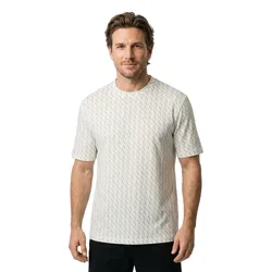 Exchange T-shirt à Manches Courtes Xm001228a_f10356f Off White / Ash Allo L
