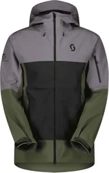 Wetterschutzjacke 3 Schichten Explorair 3L Jacket M Evening Grey Black für Herren Größe XL Grau