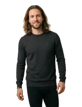 Pull 1038426 Basic Knit Black Grey Melange XL - Tom tailor - FashionsVida