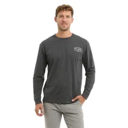 Premium Tee Fuel Dock Long Sleeve T-shirt Graphite Heather M Men