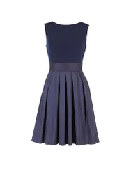 Vestido de cóctel azul oscuro 36