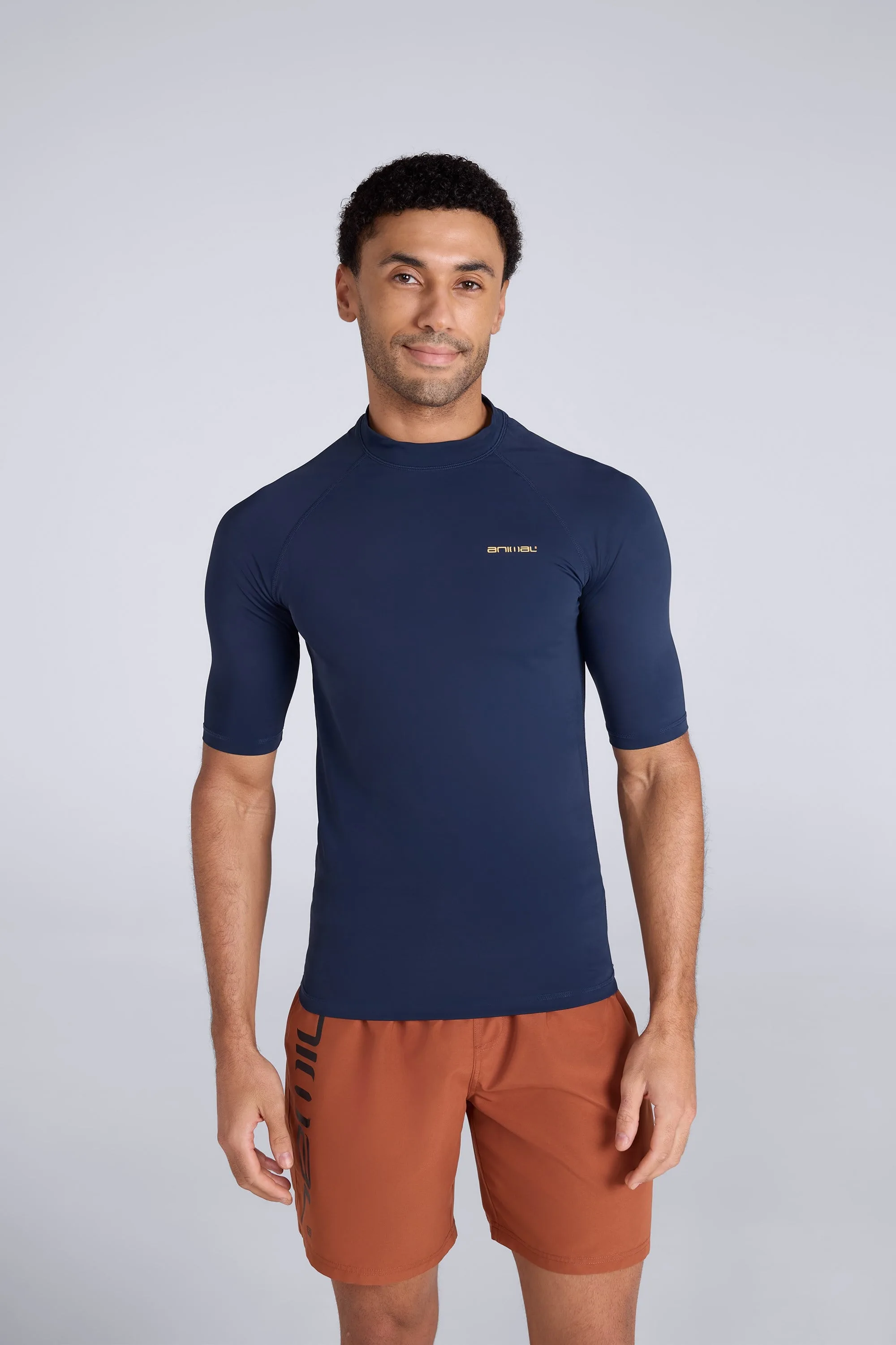 Kai Mens Rash Vest - Blue - Blue - Size: XXL - Animal - FashionsVida