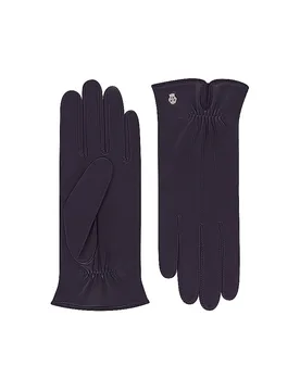 Guantes de cuero morado 6,5 - roeckl - FashionsVida