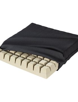 Anti-Dekubitus-Würfelsitzkissen beige schwarz