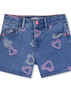 Short U22163 Denim Blue 10 Années Fille