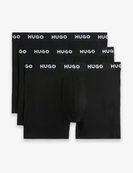 Pack Cotton Rich Logo Waistband Boxer Briefs Black male