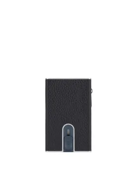 Portacarte Uomo PP5585MOSR-N Nero - Piquadro - FashionsVida