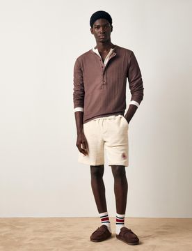 Bermuda Regular Fit Dunlop M Écru