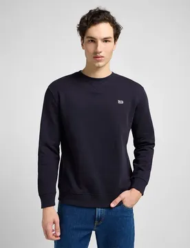 Felpa Plain Crew Midnight Navy 5XL