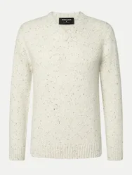 Strickpullover Doro aus Woll-Mix Weiß M