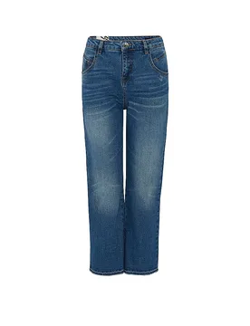 Jeans Flared Fit 7/8 LANI TWIST blu 42/L26 - Opus - FashionsVida