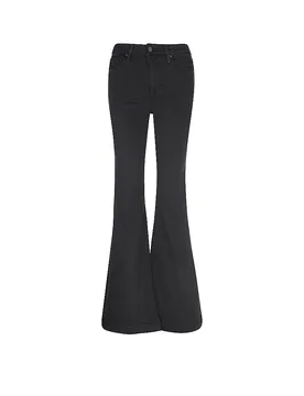 Highwaist Jeans Flared Fit TROPEA schwarz 31 damen - AG - FashionsVida