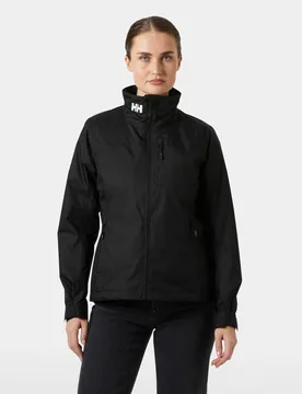 Women's Crew Hooded Pile Jacket Black XL - Black - Female - Helly Hansen - FashionsVida