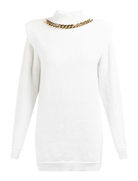 Faina Jersey oro / blanco