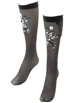 Chaussettes 721007/ Stockings Black EU 36-38 - Dolce & Gabbana - FashionsVida