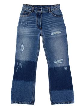 Jeans with Star Inlays 8 Moncler Palm Angels