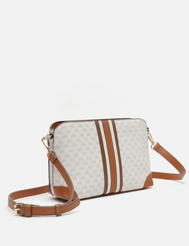 Eveline Piccola borsa a tracolla con stampa monogramma
