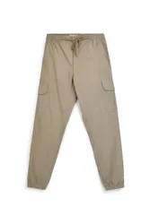 Pantaloni Cargo beige cargo in cotone NBY7070 M