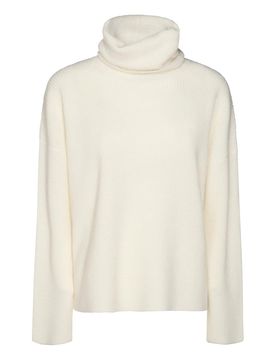 Pullover in lana bianca