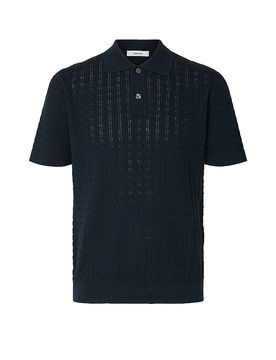 Poloshirt SLHMATTIS blau XL herren