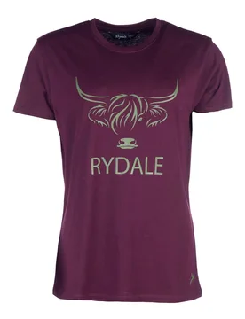 Kirby Womens Highland Cow T-Shirt - - Size: 8 - Rydale - FashionsVida