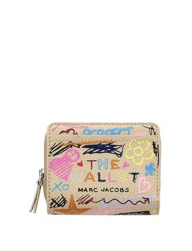 Il mini portafoglio compatto Punk Scribble