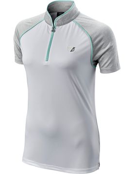 Wilson Polo mit Zip, weiss/mint s
