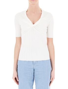 Maglia scollo a V LIU JEANS PANNA M