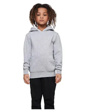 Felpa Con Cappuccio Basic Heather Grey 158-164 cm