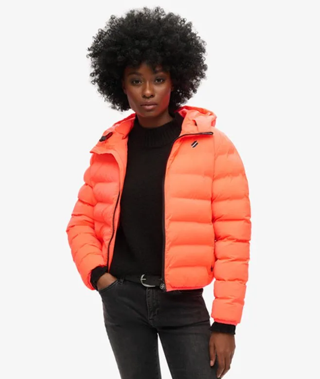 Superdry Damen Code All Seasons Steppjacke Koralle - Größe: 42 - 119.99 - FashionsVida