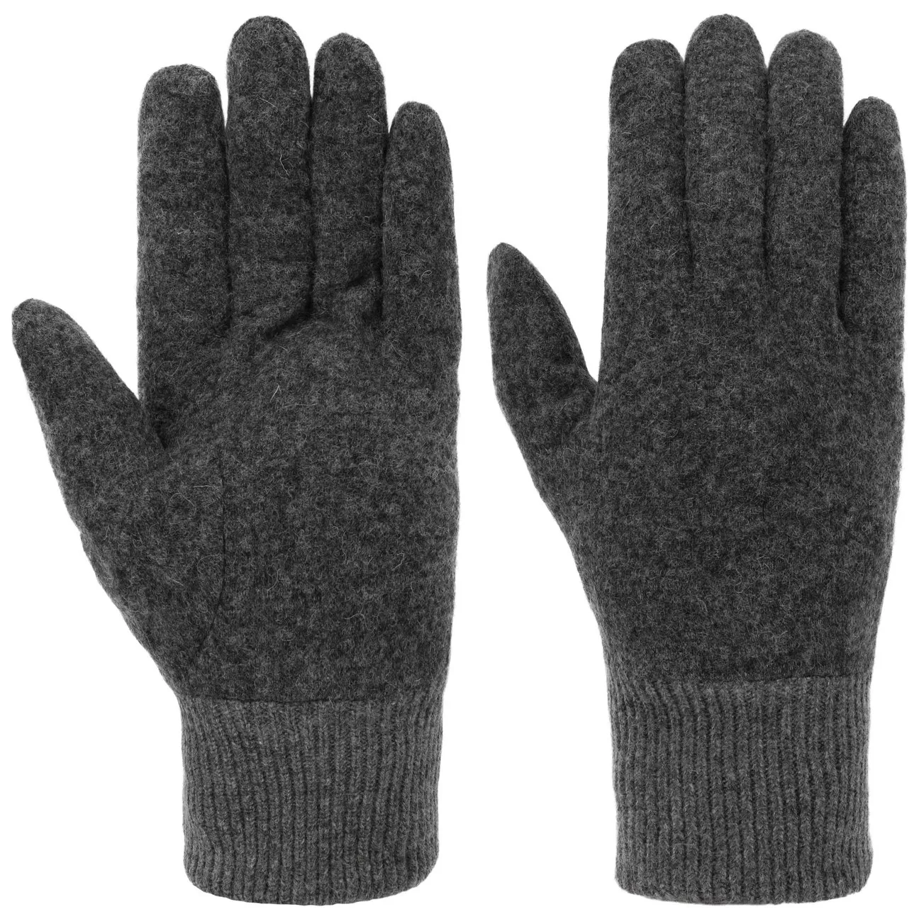 Lenley Wool Gloves by - grey - Size: 8 HS - Bugatti - FashionsVida
