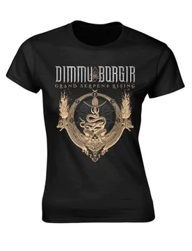 T-Shirt - Grand Serpent Rising - L bis XXL - für Damen - Größe L - schwarz - Lizenziertes Merchandise! - Frauen - female - Dimmu Borgir - FashionsVida