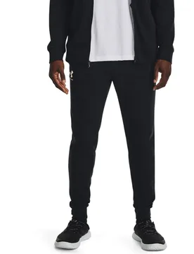 Joggers Rival Terry Black 001 / Onyx White 112 XL - Under armour - FashionsVida