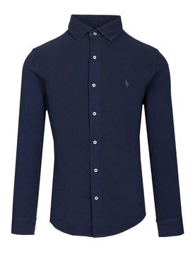 Camicia in Piquet di Cotone