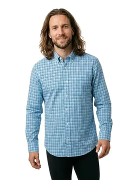 Camicia A Maniche Lunghe 2001-306000 Navy Blue / Blue S