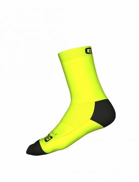 Calzini ciclimo Q-SKIN 18cm TEAM giallo fluo