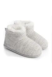 Totes Womens Sparkle Knit Boot Slippers - - Size: 7