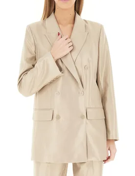 Blazer effetto lucido BEIGE 40 - GUESS BY MARCIANO - FashionsVida