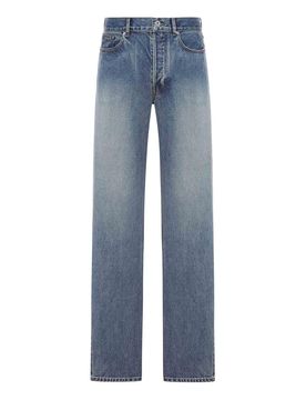 Jeans in denim a gamba dritta